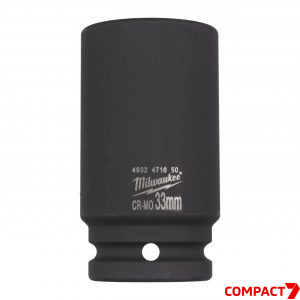 Головка Milwaukee 3/4" ударная удлиненная SHOCKWAVE™ 33мм  (замена на 4932480392)