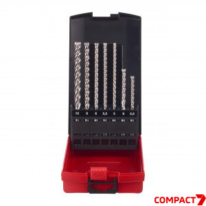 Буры SDS+ MX4™ Milwaukee набор 7ед. (5.5/6 x115 и 5/5.5/6/8/10 x165) в кейсе